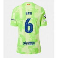 Echipament fotbal Barcelona Paez Gavi #6 Tricou Treilea 2024-25 maneca scurta